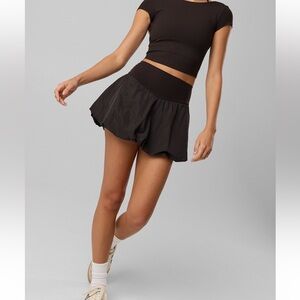Aerie Black Women's Bubble Skort